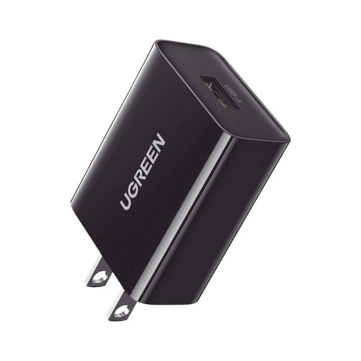 Cargador de 18W | 1 Puerto USB-A | Carga Rápida | QC3.0/ QC2.0 /QC1.0 AFC, FCP, BC1.2