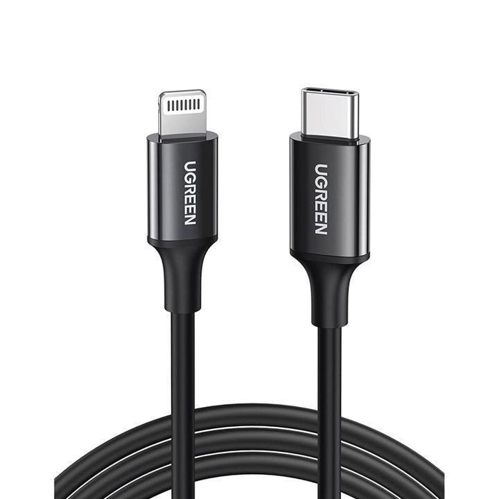 Cable USB-C a Lightning | 1 Metro | Certificado MFi | Carga Rápida 60W | 480 Mbps