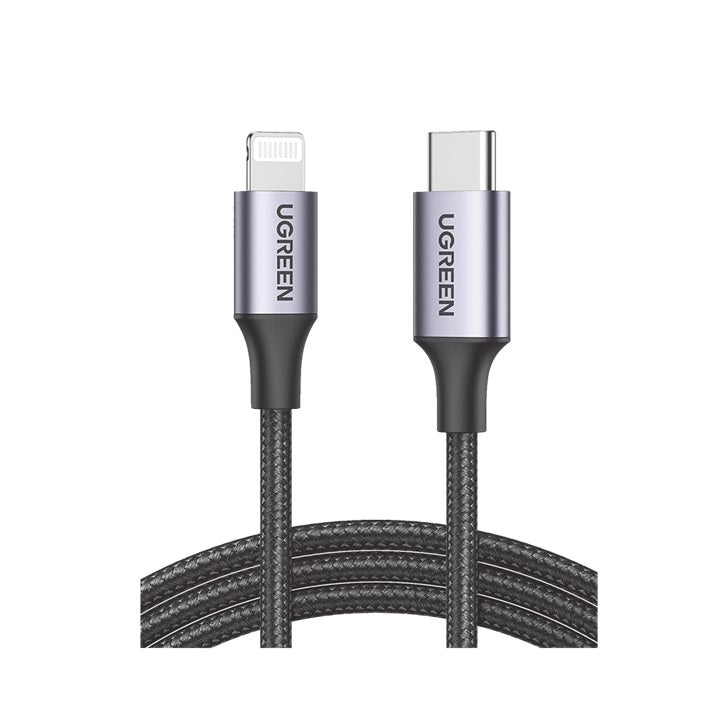 Cable USB-C a Lightning | 1 Metro | Certificado MFi | Carga Rápida 60W | 480 Mbps |