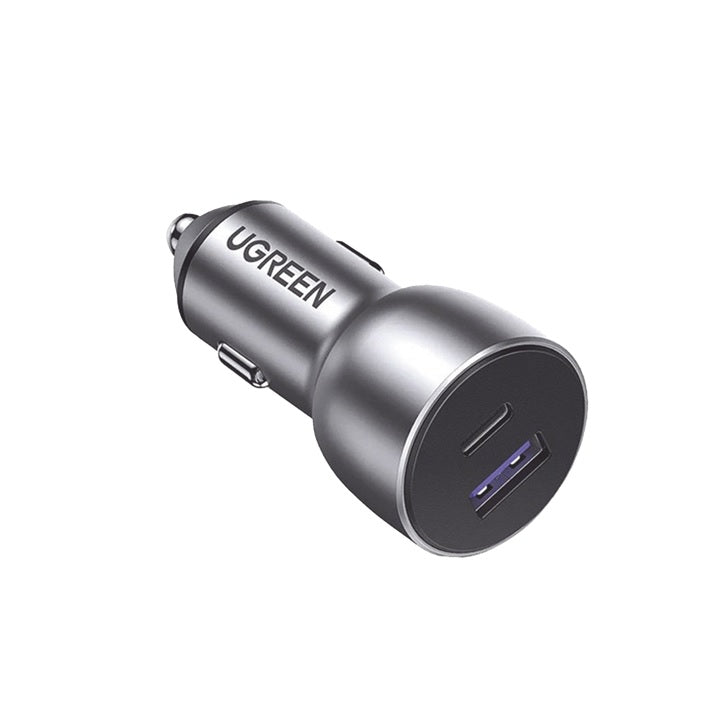 Cargador de Auto 42.5W | Puerto USB-A y USB-C | Carga Rápida