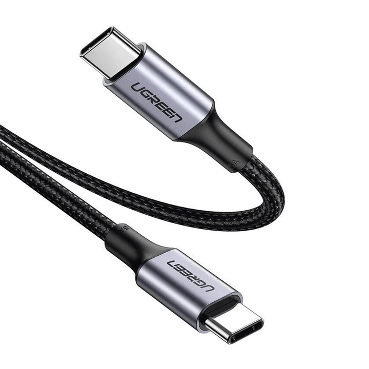 Cable USB-C a USB-C | 1 Metro | Carga Rápida de hasta 100W | Transferencia de datos 480 Mbps