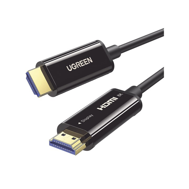 Cable HDMI de 10 Metros por Fibra Óptica 8K@60Hz / Fibra de 4 núcleos + Cobre estañado de 7 núcleos