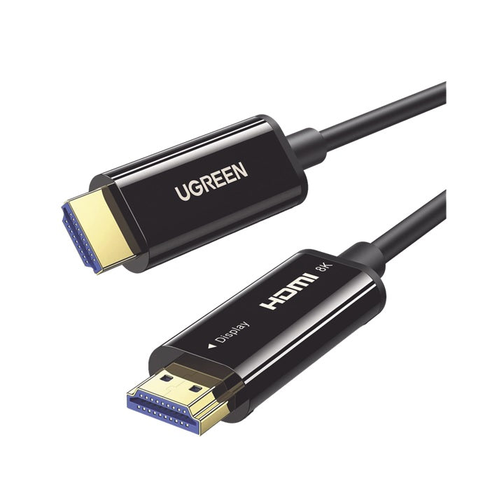 Cable HDMI de 20 Metros por Fibra Óptica 8K@60Hz / Fibra de 4 núcleos + Cobre estañado de 7 núcleos