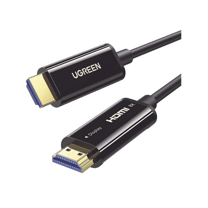 Cable HDMI de 30 Metros por Fibra Óptica 8K@60Hz / Fibra de 4 núcleos + Cobre estañado de 7 núcleos