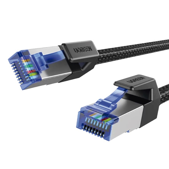 Cable Ethernet Cat8 CLASSⅠF/FTP Redondo con Malla de Nylon 1 Metro