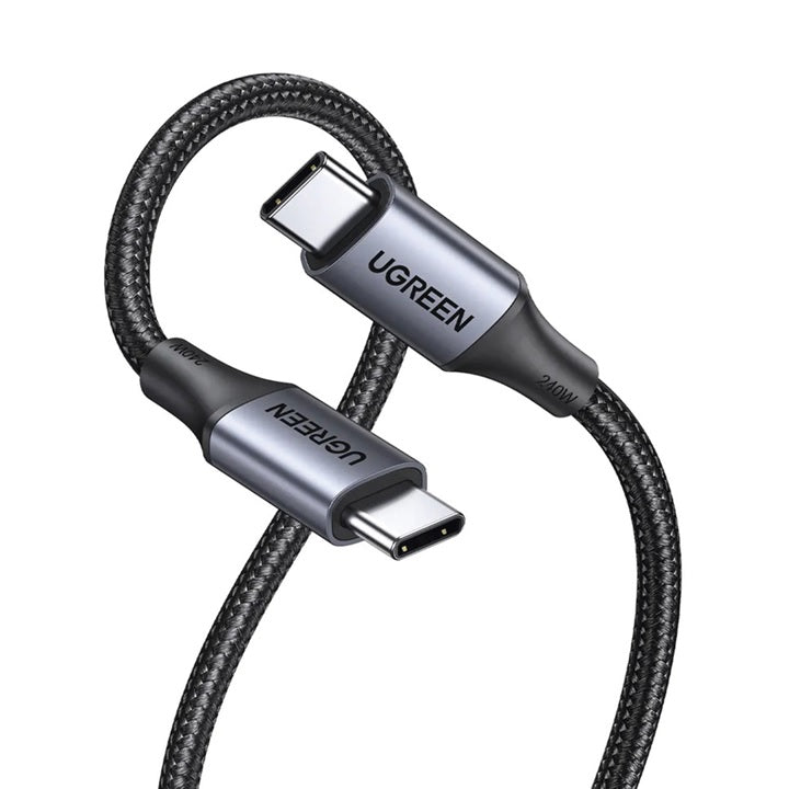 Cable USB-C a USB-C | 2 Metros | Potencia de Carga 240W | 48V/5A | PD3.1 /3.0 | 480 Mbps