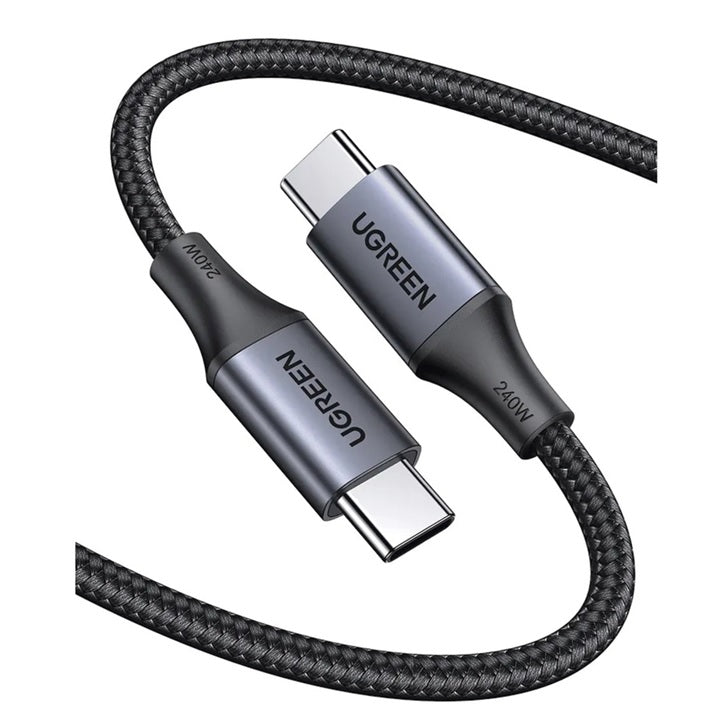 Cable USB-C a USB-C | 2 Metros | Potencia de Carga 240W | 48V/5A | PD3.1 /3.0 | 480 Mbps