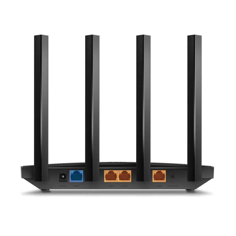 Router WiFi6 AX1500 Next-Gen / MIMO 2X2 / EasyMesh / 1 Puertos Gigabit WAN + 4 Puertos Gigabit LAN / OFDMA / Beamforming / WPA3 / Tether App /