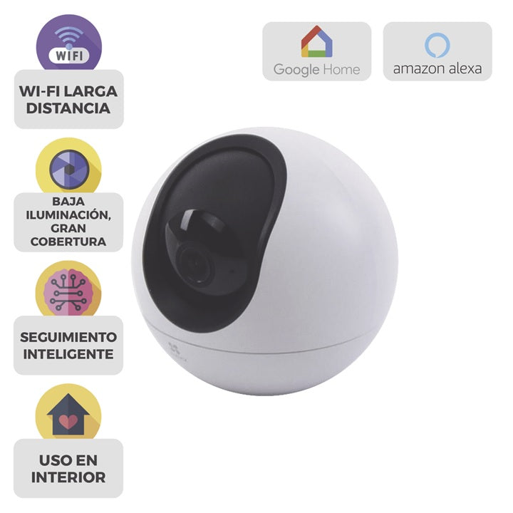 Mini Cámara PT IP 3K (5 Megapixel) / Wi-Fi / Detección Humana y Mascotas / Doble Banda 2.4- 5G