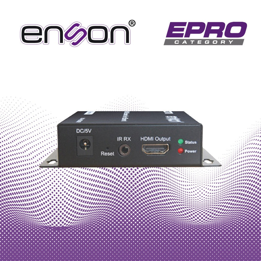 ENSON ENS-HE8200R – Extensor HDMI por IP Receptor hasta 120 m