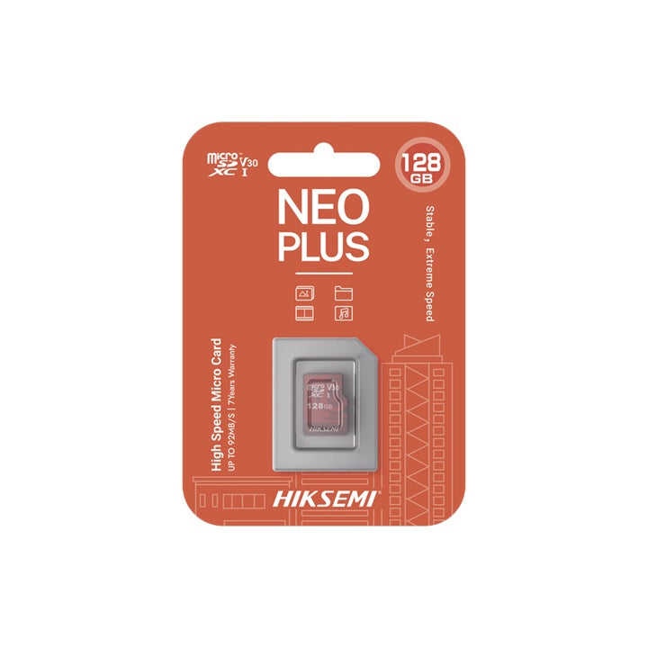 Memoria microSD / Clase 10 de 128 GB / Especializada Para Videovigilancia (Uso 24/7)