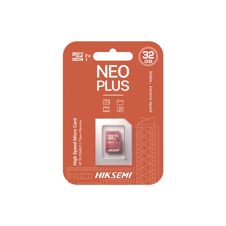 Memoria microSD / Clase 10 de 32 GB / Especializada Para Videovigilancia (Uso 24/7)