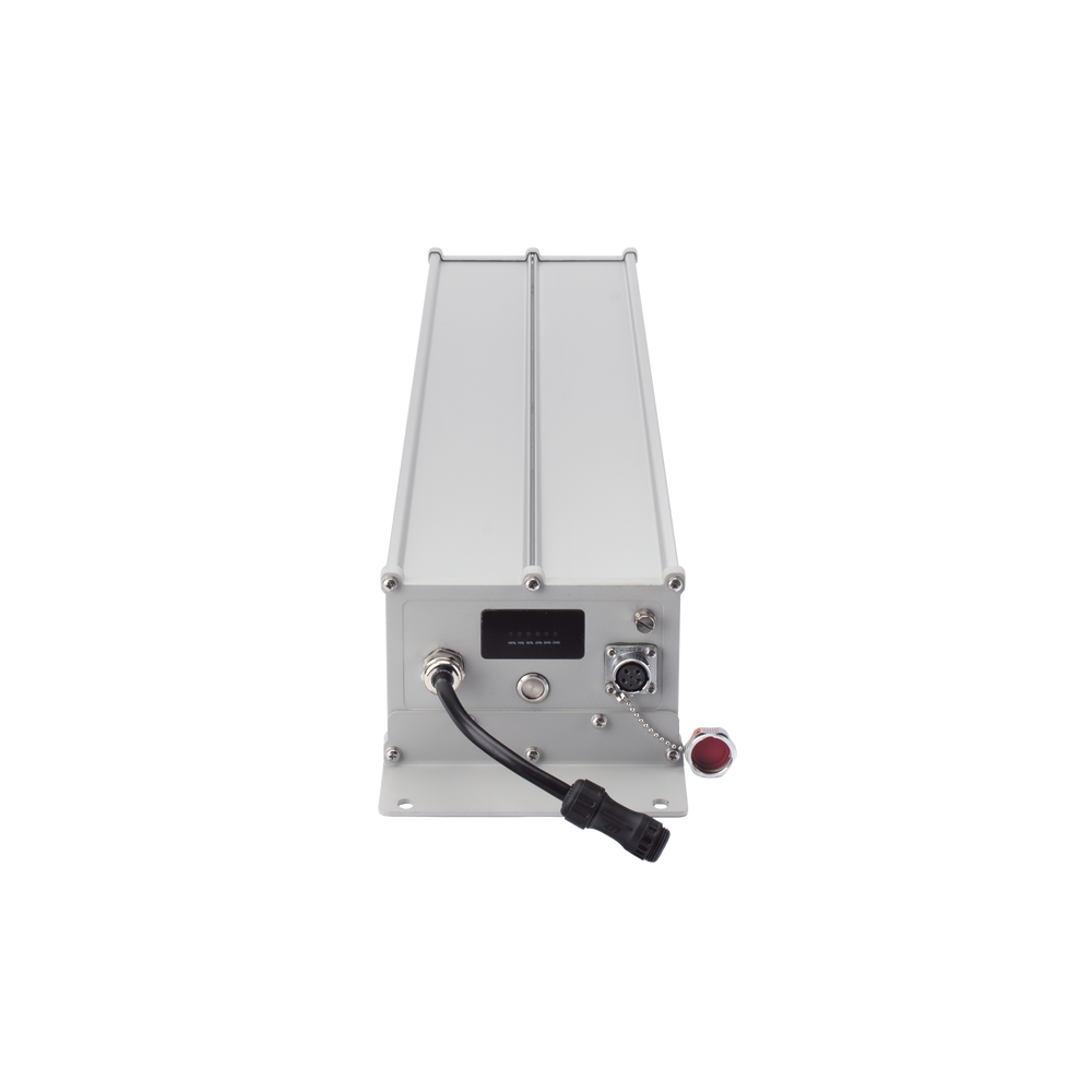 Batería de Ion-Litio para Videovigilancia / 1280 Wh / 100 Ah / Controlador Incluido / Salida 12 Vcc o 24 Vcc / Conexión Directa a Panel Solar