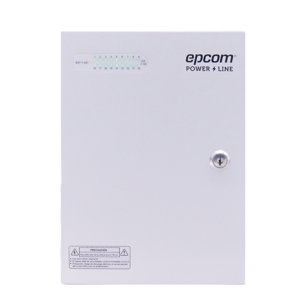 Fuente | 11-15 V | 18 canales | 20 A | Compatible con cámaras 4k | Alta tecnología en seguridad | Doble ventilador | Hasta 1.8 Amperes por Salida | Filtro de ruido por canal | Diseño de alta gama.