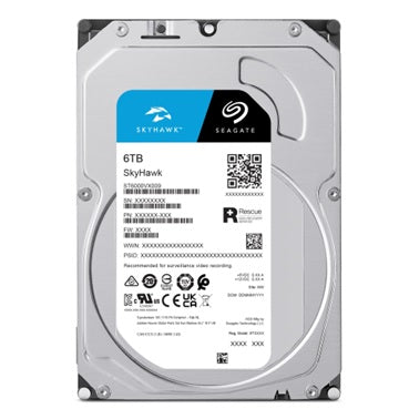 Disco Duro para Videovigilancia Seagate SkyHawk 3.5'', 6TB, SATA III, 6Gbit/s, 256MB Caché