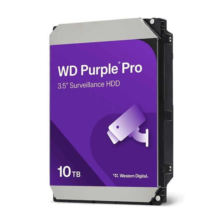 Disco Duro Purple Pro de 10 TB / 7200 RPM / Optimizado para Soluciones de Videovigilancia / Uso 24-7