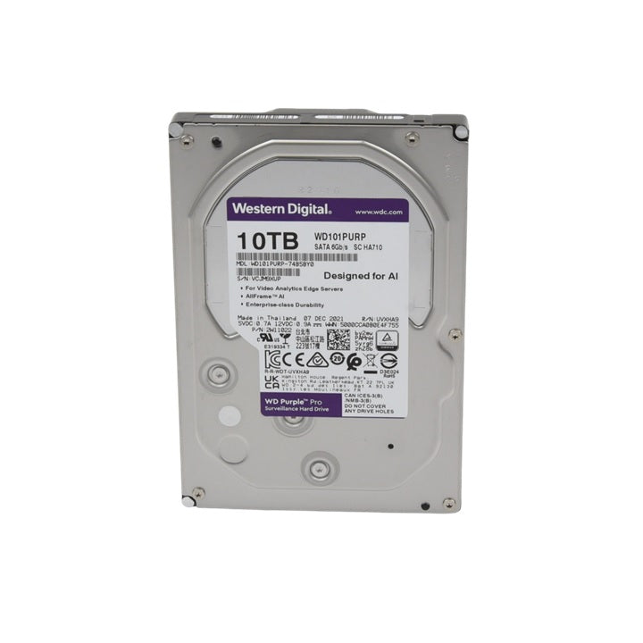 Disco Duro Purple Pro de 10 TB / 7200 RPM / Optimizado para Soluciones de Videovigilancia / Uso 24-7