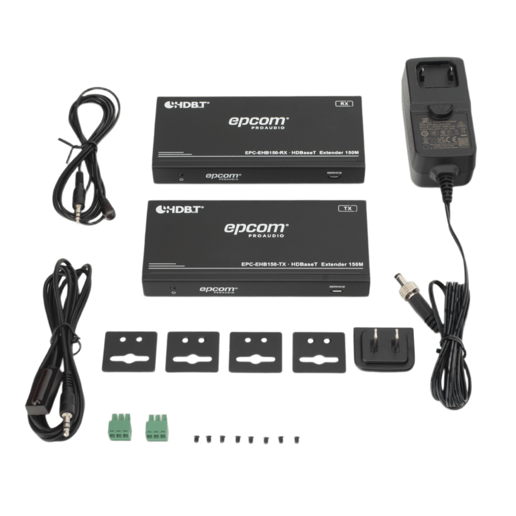 Kit Extensor HDMI | 4K2K@60HZ | HDR 4:4:4 | HDBaseT | 120/150m | Salida de Audio | HDCP 2.2 | IR Bidireccional