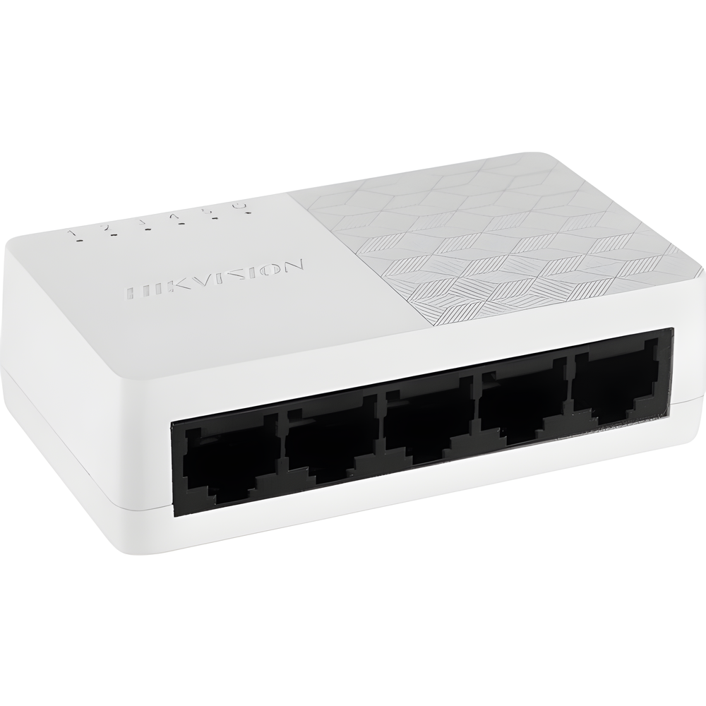 Switch No Administrable de 5 Puertos para Escritorio / Fast Ethernet  10 / 100 Mbps / Diseño Compacto y Estetico
