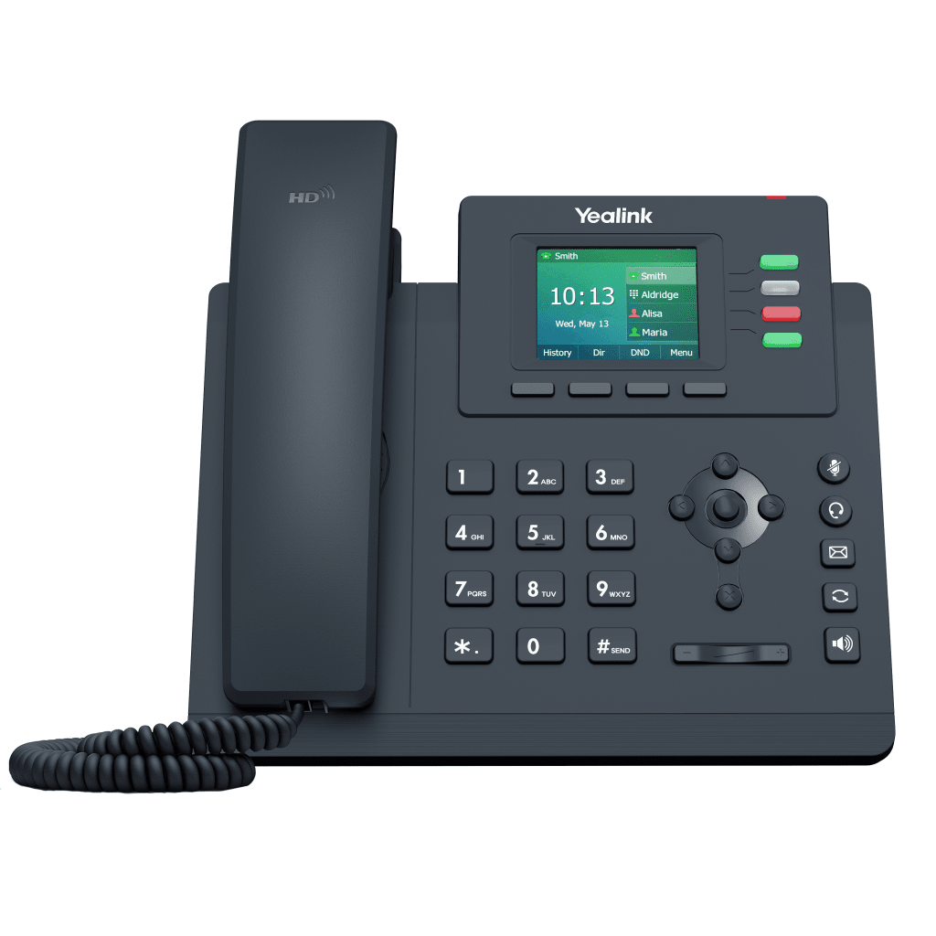Teléfono IP Empresarial Yealink SIP-T33G con Doble Puerto Gigabit Ethernet y 4 Líneas SIP
