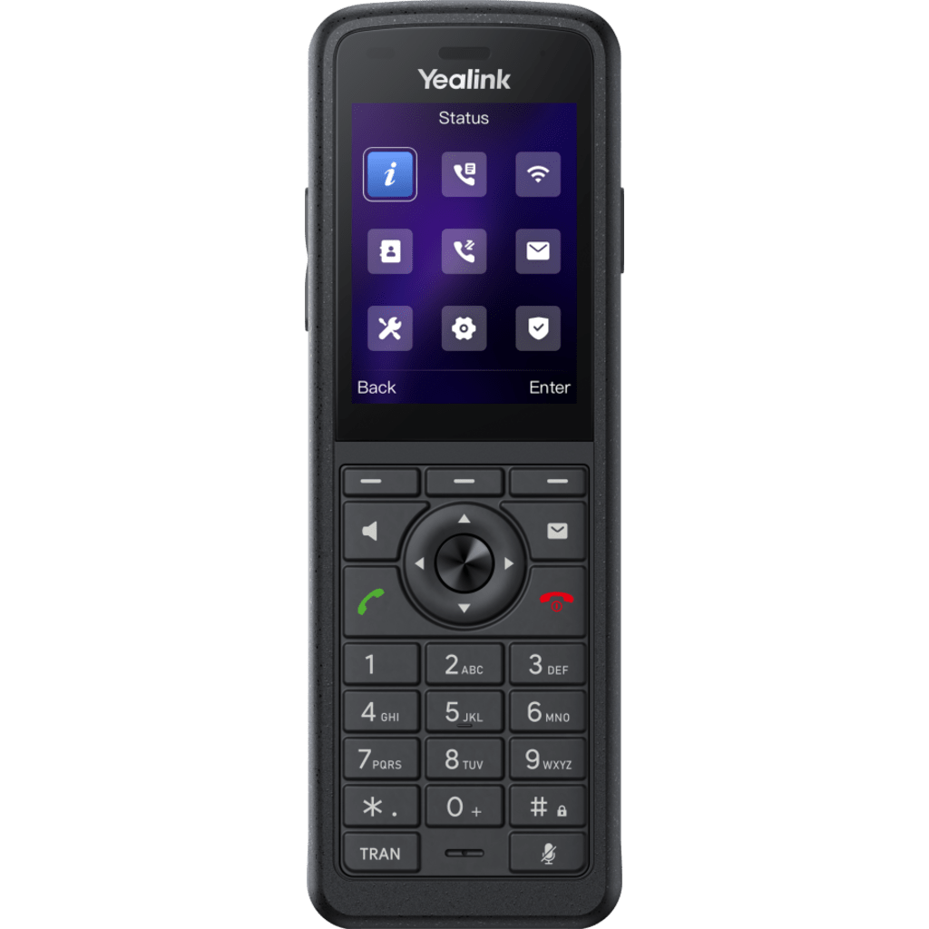 Teléfono IP Portátil Empresarial de Uso Rudo Yealink AX86R con Wi-Fi 6 Roaming Avanzado Protección IP67 y Audio HD