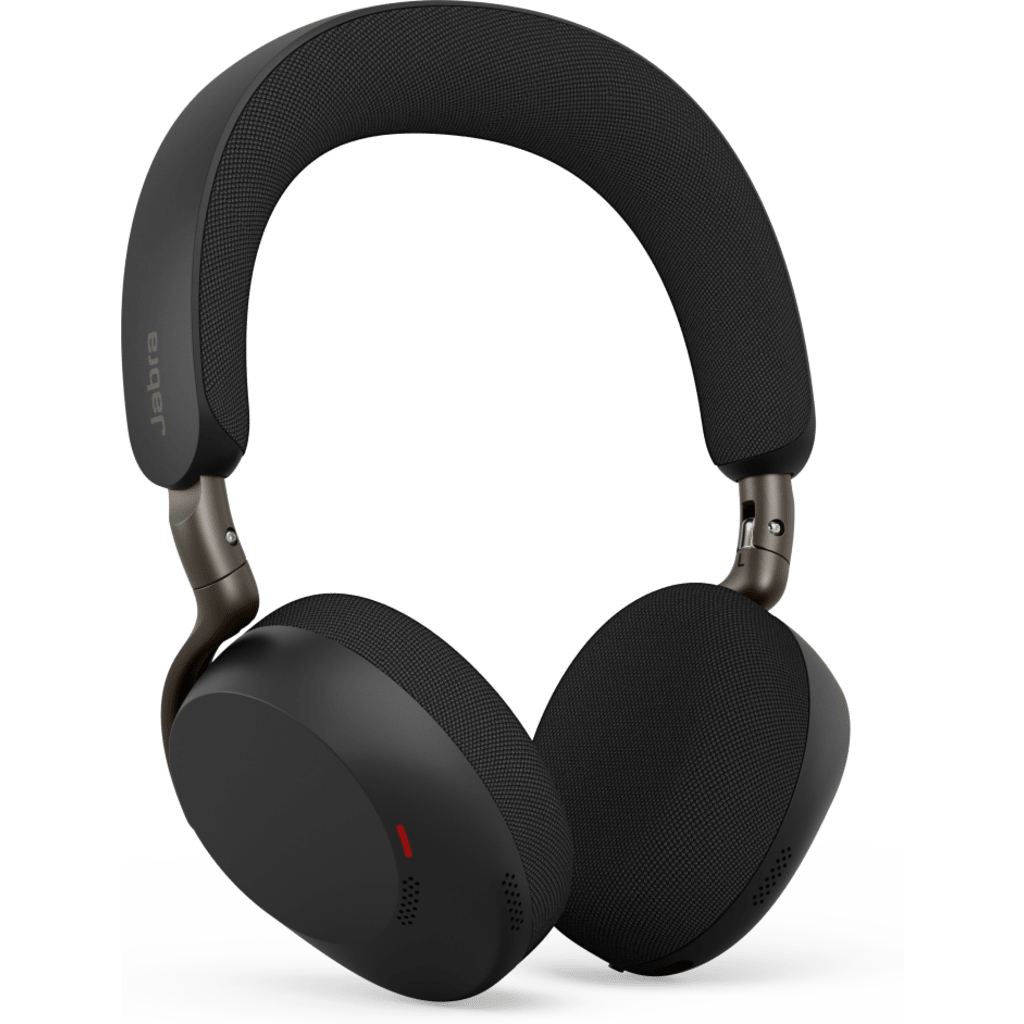 Headset Empresarial Inalámbrico / Bluetooth 5.3 / AI Jabra ClearVoice™ / ANC Adaptativo Avanzado / On-Ear Ultraligero 180g / Hasta 22h Llamadas / 110h Música / Certificado Microsoft Teams-Zoom-Google Meet / Busylight 360° / Auracas
