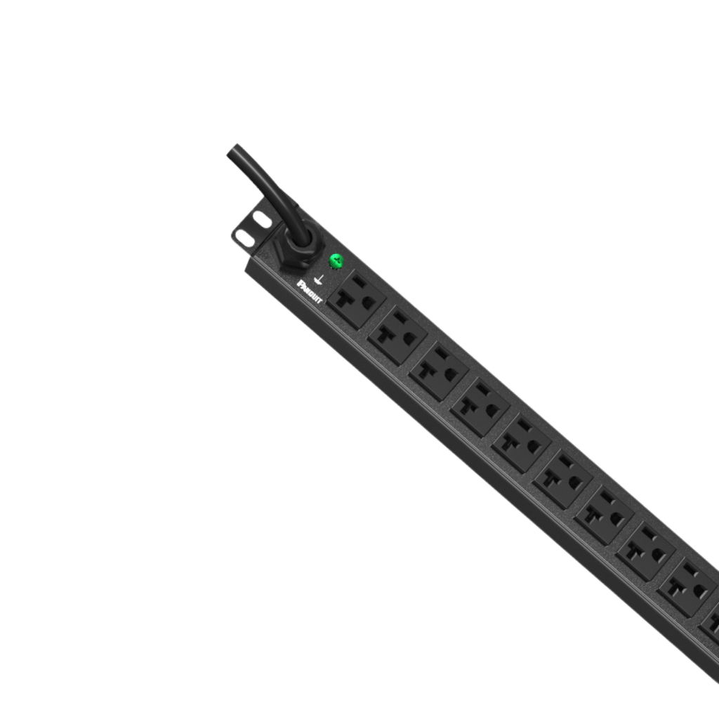 PDU ES2P Básico para Distribución de Energía, Enchufe de Entrada NEMA L5-20P, Con 12 Contactos NEMA 5-20R, Instalación Horizontal de 19in, 1UR, 20 Amp, 120 Vca
