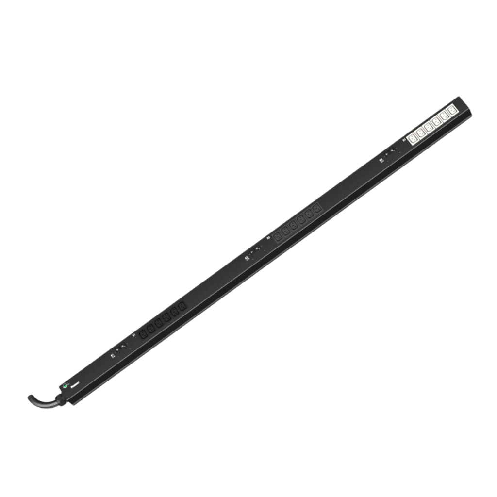 PDU ES2P Básico para Distribución de Energía, Enchufe de Entrada NEMA L21-30P, Con 18 Salidas C13, de Instalación Vertical, 208 Vca, 30 Amp