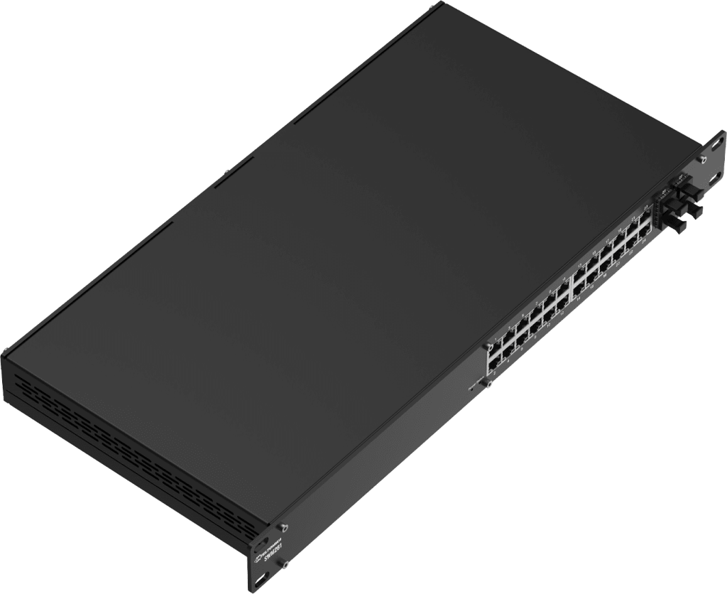 Switch Administrado L2+, 24 Puertos Gigabit Ethernet, 4 Puertos SFP, Ancho de Banda 56 Gbps, IP30, Rack Mount, PROFINET Opcional, TSWOS