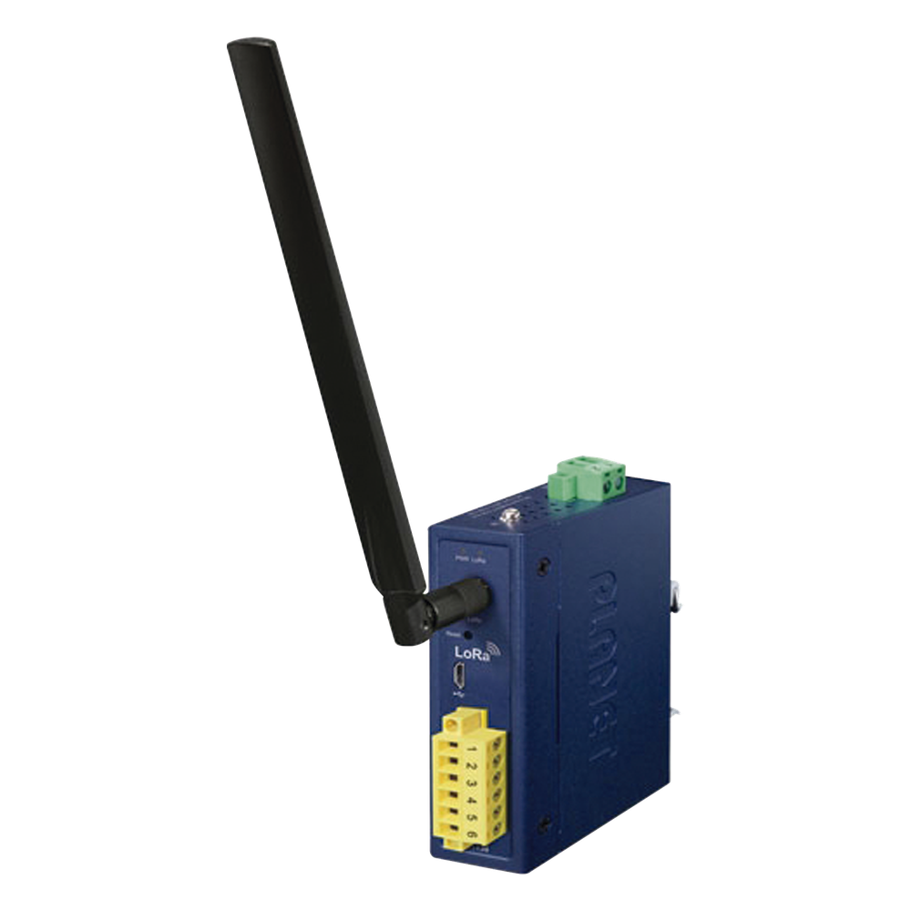 (LoRa)  Controlador de Nodo Industrial IP30 (Modbus RS232, RS485)