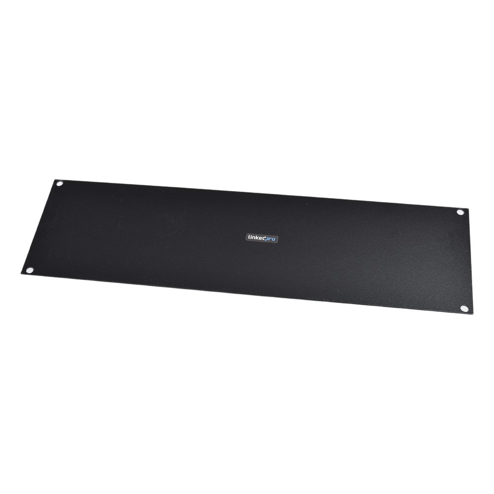 Tapa Ciega para Rack de 19in, de 3UR, Color Negro