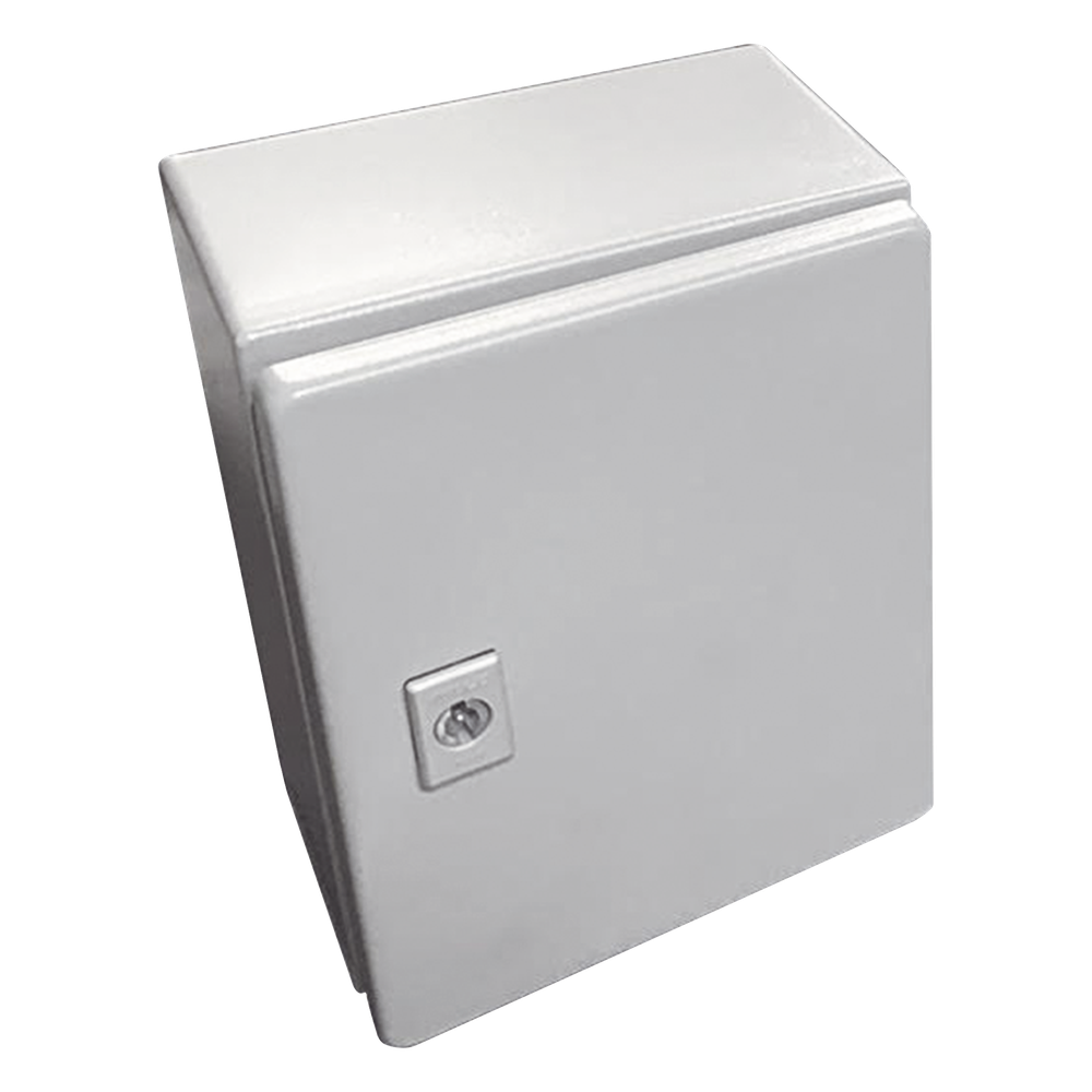 Gabinete de Acero, Nema 4-IP 65 de 80 x 100 x 30 cm con Platina.