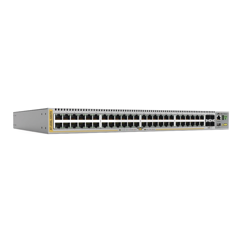 Switch L3 Stackable, 48x 10/100/1000-T, 4x SFP+, Fuente redundante integradas (TAA compliant version)
