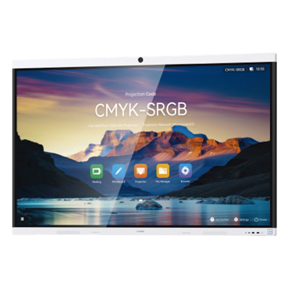 HUAWEI IdeaHub B3, Pantalla interactiva para Colaboración Inteligente, 75", 4K UHD, Harmony, Wi-Fi 6, Seguimiento de Voz, BYOM, Administración desde la Nube Gratis, blanco Jade