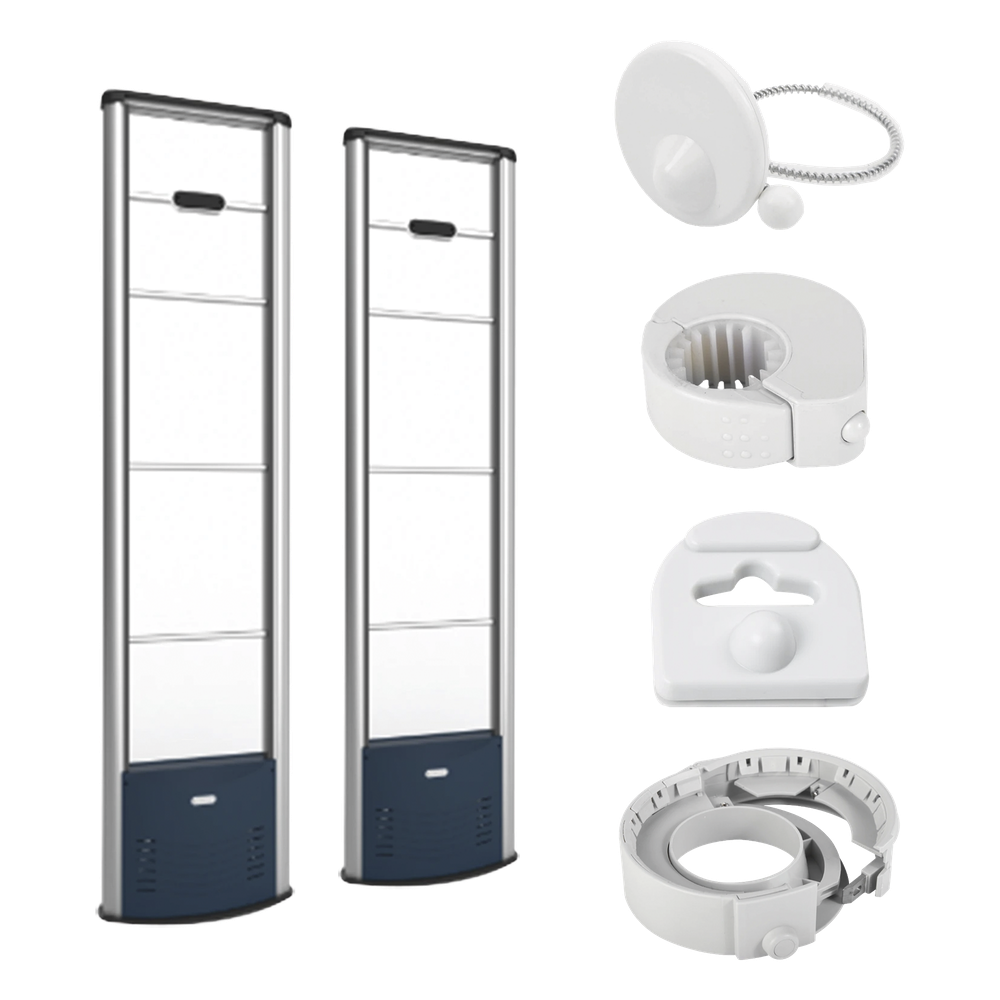 Kit de Arcos EAS para Protección de Ropa, Botellas, con Accesorios RX, TX 8.2 MHz hasta 1.8 m
