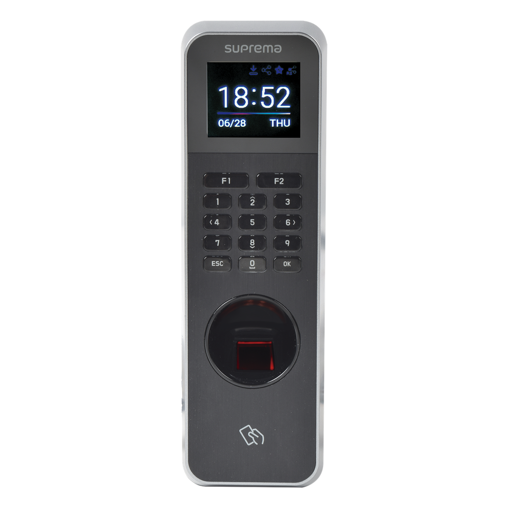 Lector de Huella IP67 Con Teclado y Lector de Tarjetas RFIDNFC y  (125kHz EM, HID Prox &13.56Mhz MIFARE, MIFARE Plus, DESFire/EV1, FeliCa, iCLASS SE/SR),NFC y BLUETOOTH, Certificado FBI PIV