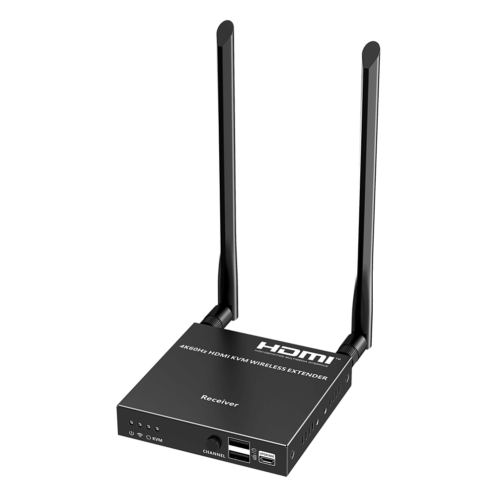 Extensor Inalámbrico | 4K@60Hz | Transmisión hasta 50m | Solo Rx | Transferencia IR | Emparejamiento SSID | Compatible TT699KVMV2.0