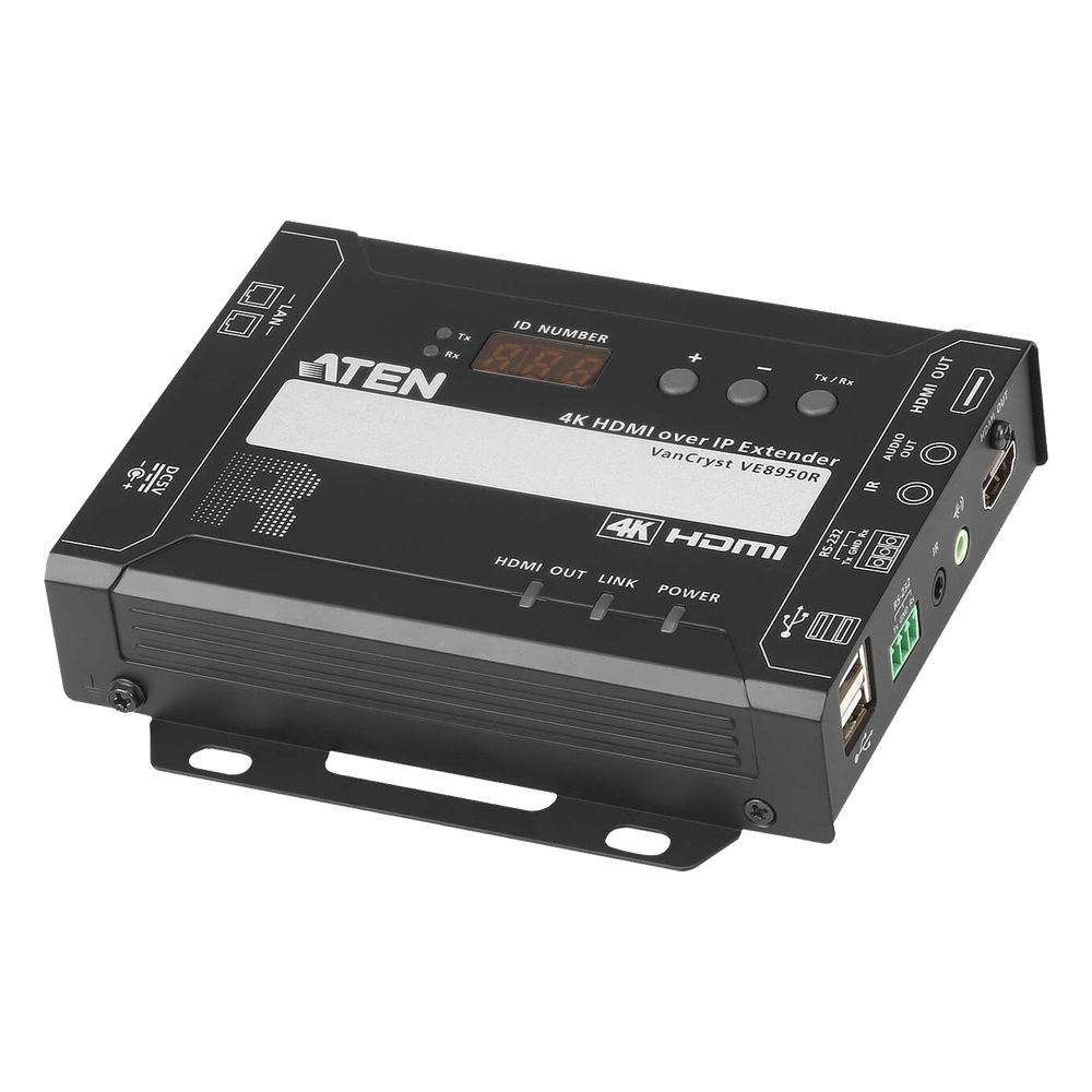 Receptor HDMI | IP | 4K @ 30Hz | 4:4:4 | EDID Expert™ | Protocolo CLI Telnet o RS-232 | Conexión Punto a Punto o Multipunto a Multipunto