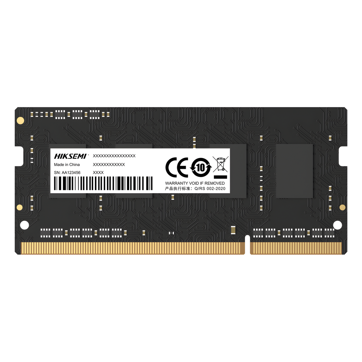 Memoria RAM DDR4 SODIMM 8 GB / 3200 MHz / CL19 / Para Laptop o NAS / HIKSEMI by HIKVISION