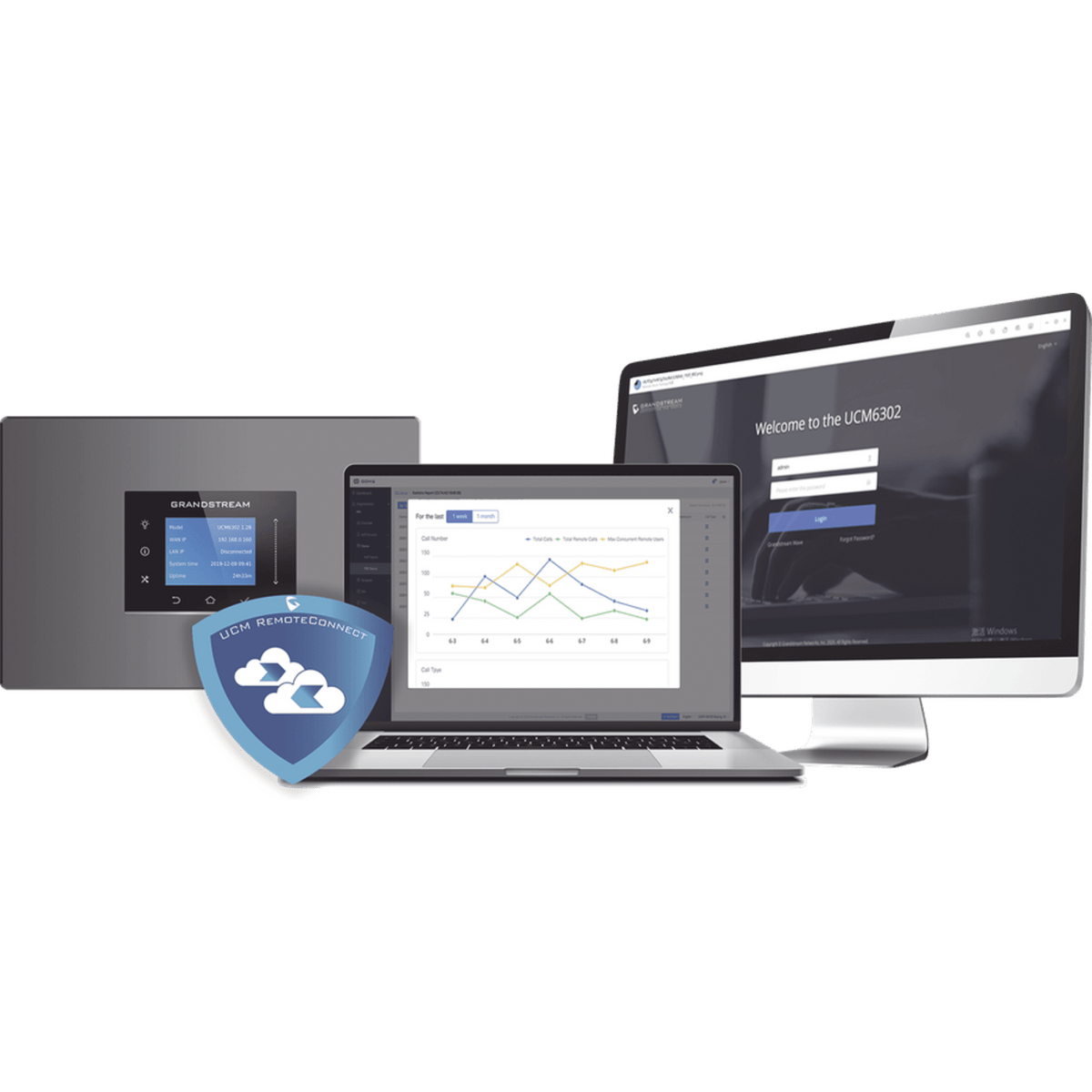 Licencia por 3 años Pro Remote Connect 100 usuarios y 16 sesiones concurrentes para UCM63XX / UCM63XXA