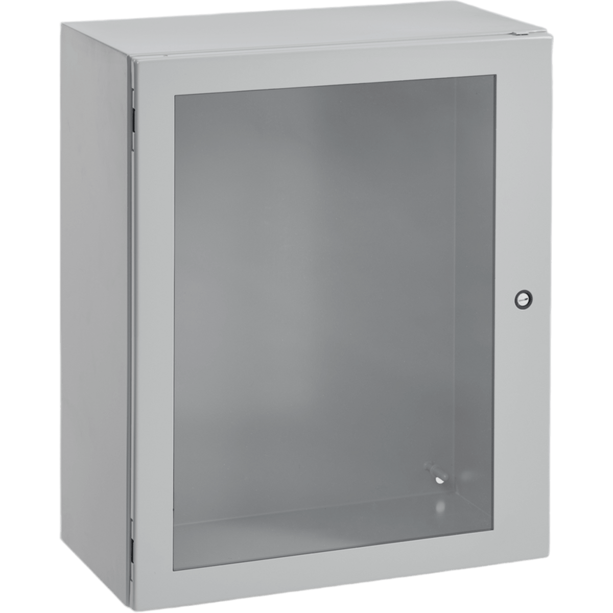 Gabinete Concept con Puerta de Ventana / 508 x 508 x 203 mm (20 x 20 x 8 in) / NEMA 4/12 / IP66 / Acero Gris Claro RAL 7035
