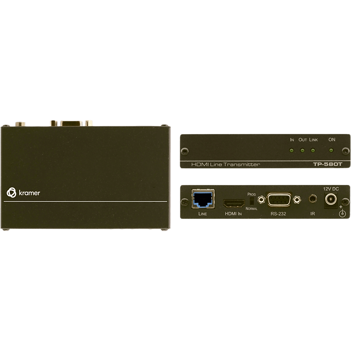 Transmisor HDMI 4K60 4:2:0 HDCP 2.2 | RS-232 e IR sobre HDBaseT de Largo Alcance | Hasta 40 m (130 ft) a 4K | Hasta 70 m (230 ft) a 1080p | Compacto DigiTOOLS® | Aluminio