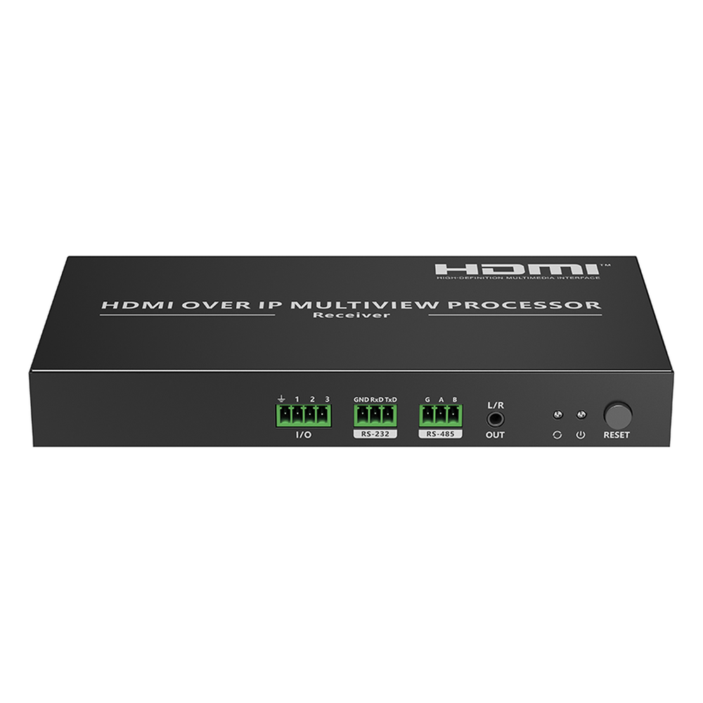Receptor 4K60Hz sobre IP con multivisor