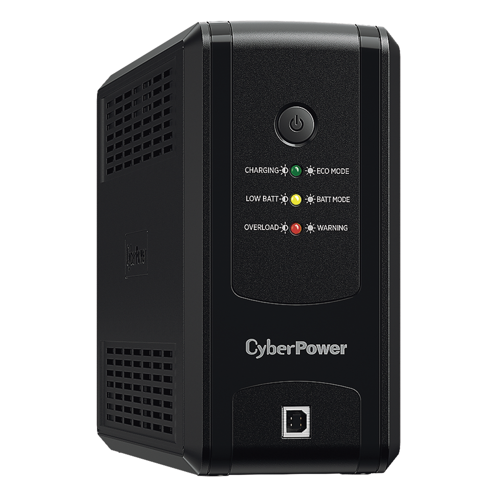 UPS de 1000 VA/500 W, Topología Línea Interactiva, Entrada 120 Vca  NEMA 5-15P, y 8 Salidas NEMA 5-15R, Puerto USB, Con Regulador de Voltaje (AVR)
