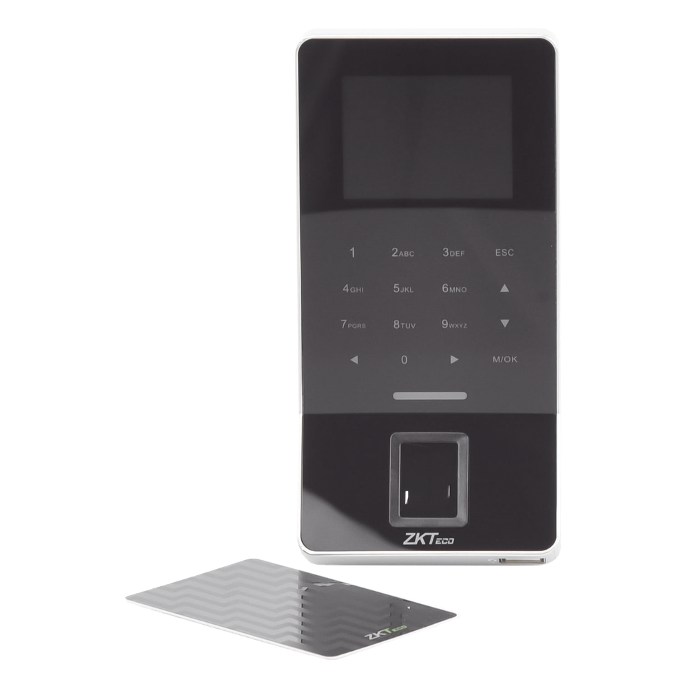 Terminal Biométrica de Huella / 3,000 Huellas 5,000 Tarjetas / WiFi / Pantalla 2.4" / TCP/IP RS485 / ADMS / Control de 1 Puerta