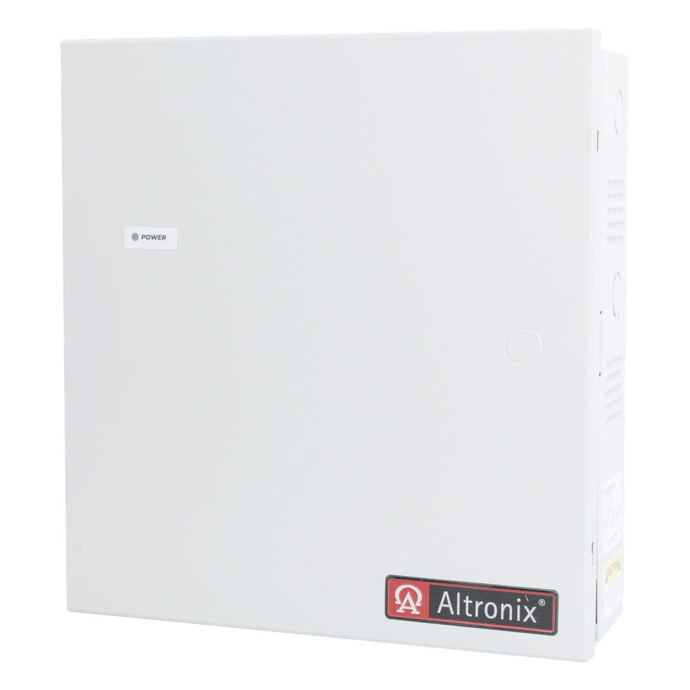 Fuente de Poder con Respaldo, 12 o 24 Vcc, 6 A, 72 W, 5 Salidas, Entrada 115 Vca, Para Control de Acceso y CCTV
