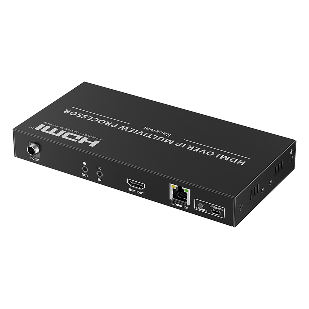 Receptor 4K60Hz sobre IP con multivisor