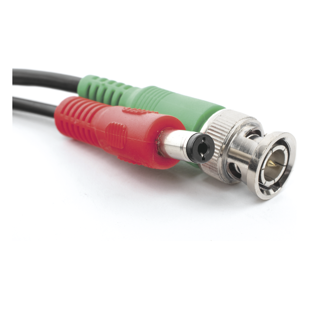 Cable Coaxial (BNC RG59) + Alimentación / SIAMES / 10 Metros (32.81 Pies) / Aleación Cobre + Aluminio CCA / Para Cámaras 4K / Uso Interior y Exterior