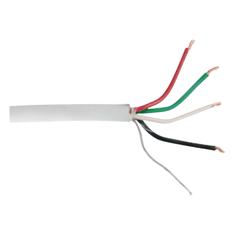 Bobina de 305 m (1000 ft) / Cable para Alarma 4x22 AWG / Blindado / CMR / Gris