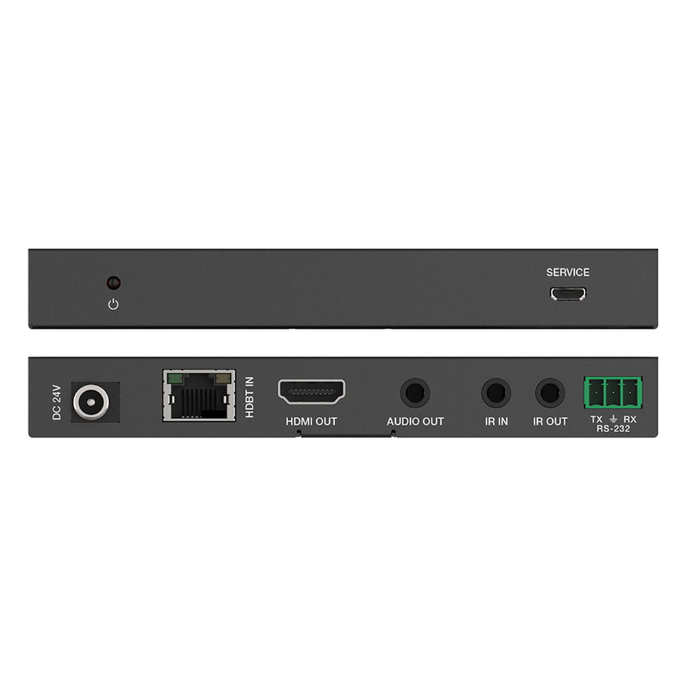 Splitter mas Extensor de Video | 1x4 | ProAV | HDBaseT™ | 120m en 4K@60Hz | 150m en 1080p@60Hz | Cat6/6a/7 | Gestión Avanzada EDID | Control IR y RS232 | PoC | Salida de Audio